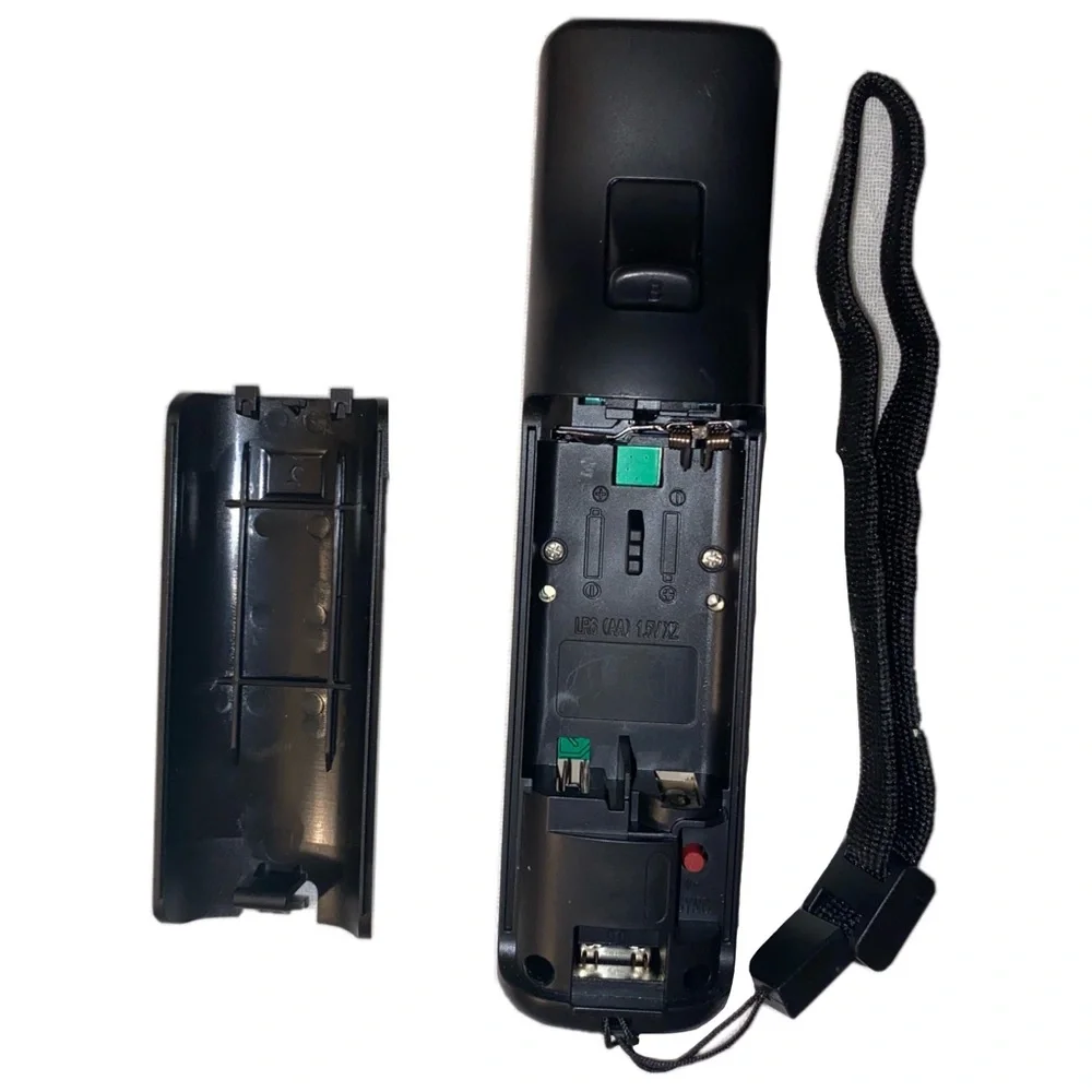 Nintendo Wii & Wii U Compatible Motion 2 in 1 Controller with Wrist Strap, Black